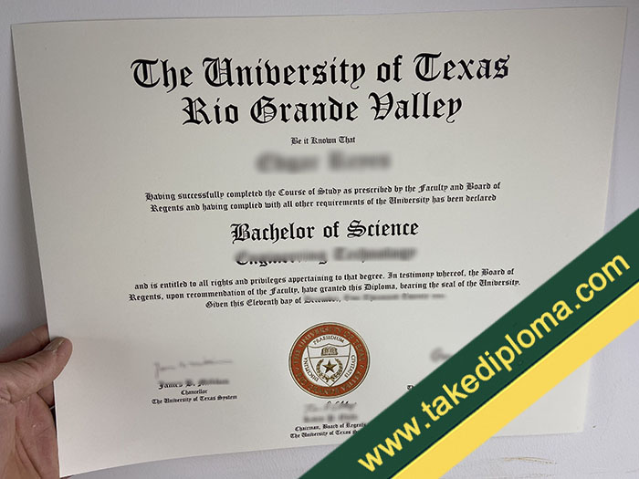 UTRGV fake diploma, fake UTRGV degree, fake UTRGV certificate