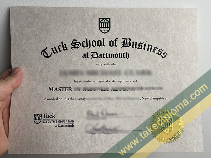 Tuck School of Business fake diploma, Tuck School of Business fake degree, fake Tuck School of Business certificate