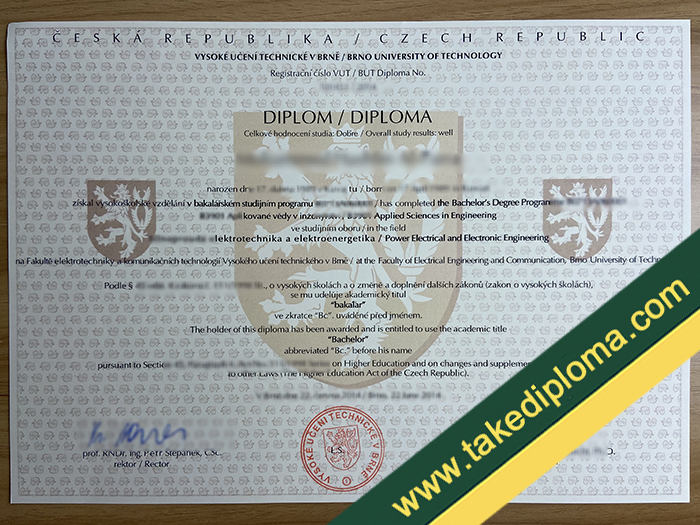 Brno University of Technology fake diploma Where to Buy Brno University of Technology Fake Degree Certificate