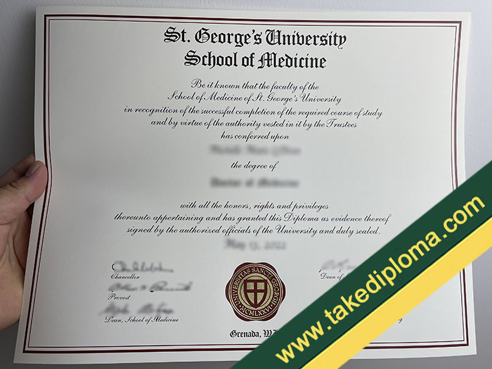 fake St. George's University diploma, fake St. George's University degree, fake St. George's University certificate