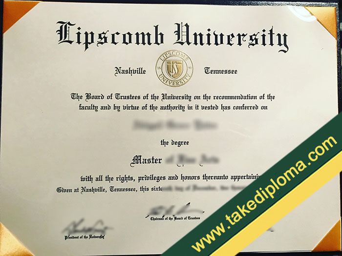 fake Lipscomb University diploma, fake Lipscomb University degree, Lipscomb University fake certificate