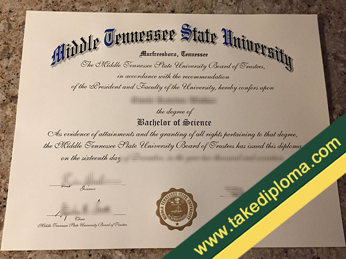 fake Middle Tennessee State University diploma, fake Middle Tennessee State University degree, fake Middle Tennessee State University certificate