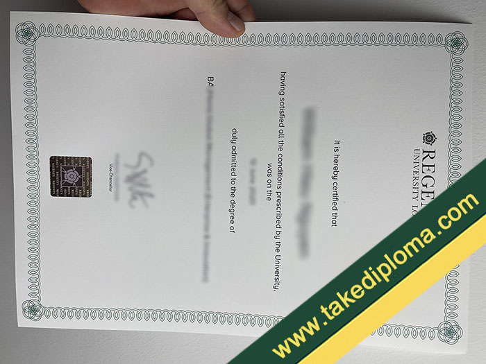 fake Regent's University London diploma, fake Regent's University London degree, fake Regent's University London certificate