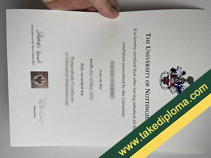 fake University of Nottingham diploma, fak University of Nottingham degree, fake University of Nottingham certificate