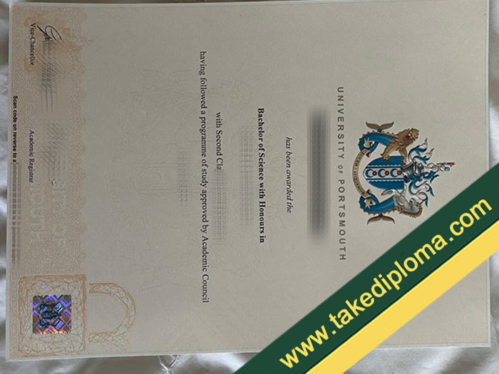University of Portsmouth fake diploma, University of Portsmouth fake degree, University of Portsmouth fake certificate