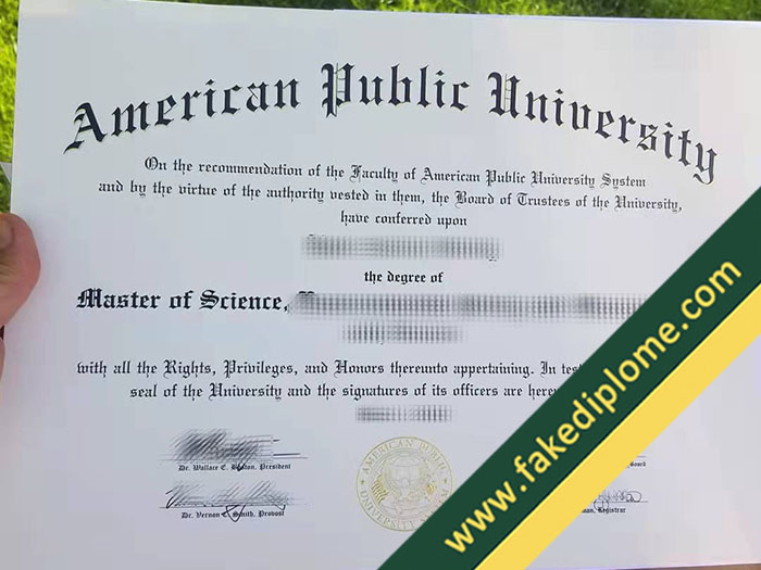 American Public University fake diploma American Public University fake degree, American Public University fake certificate