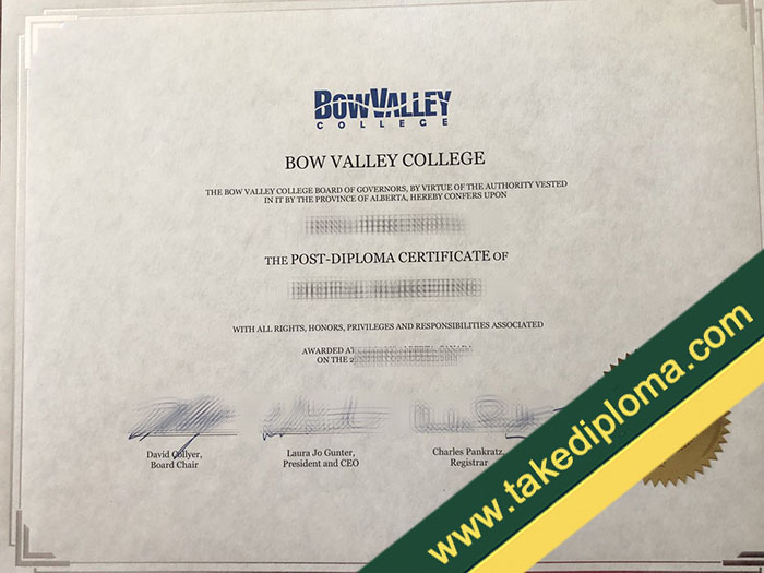 Bow Valley College fake diploma, Bow Valley College fake degree, Bow Valley College fake certificate