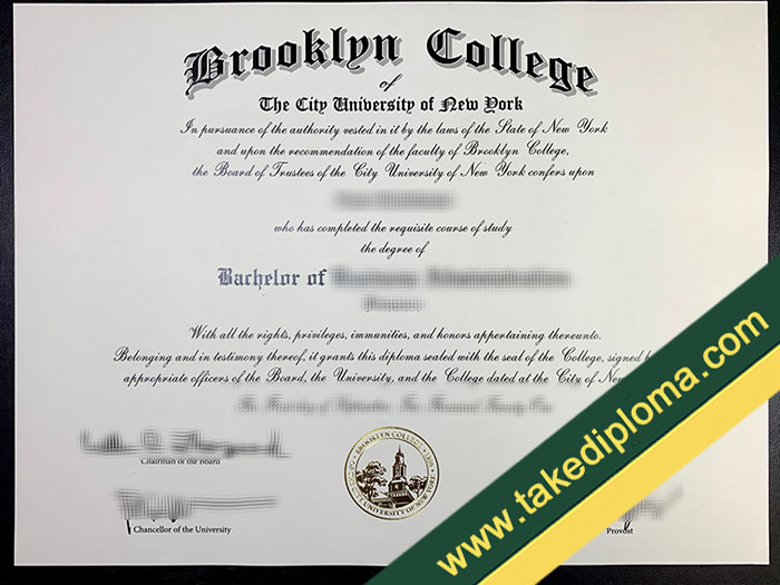 Brooklyn College fake diploma, Brooklyn College fake degree, Brooklyn College fake certificate