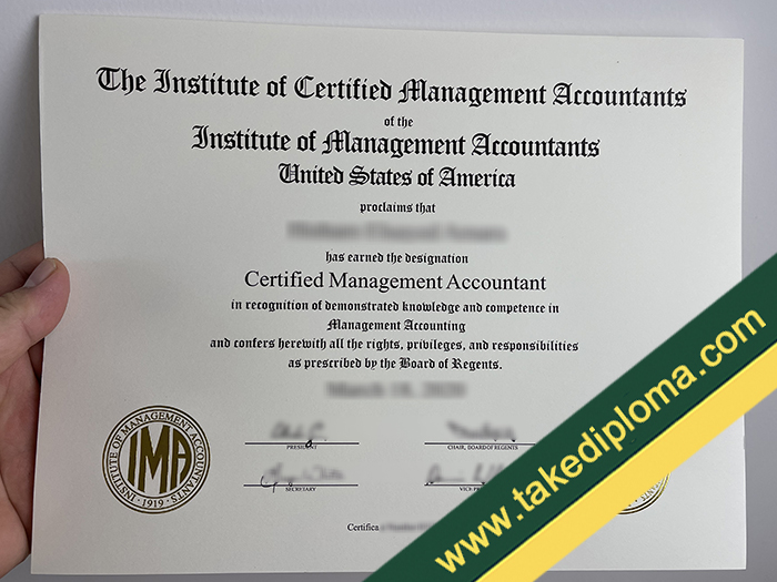 CMA fake diploma, fake CMA certificate, buy fake degree