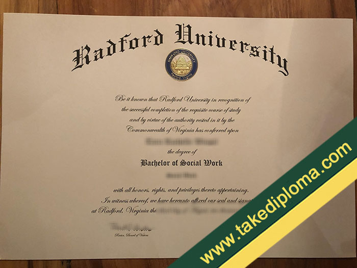Radford University fake diploma, Radford University fake degree, Radford University fake certificate