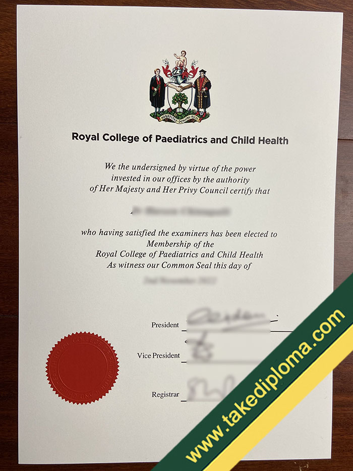 RCPCH fake diploma Royal College of Paediatrics and Child Health Fake Diploma, Buy RCPCH Fake Certificate