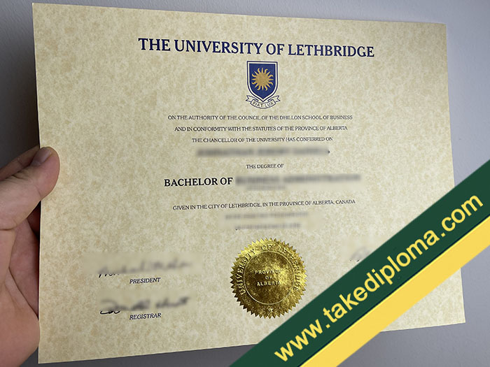 University of Lethbridge fake diploma, University of Lethbridge fake degree, fake University of Lethbridge certificate