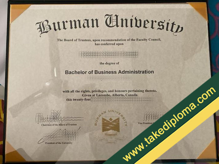 Burman University fake diploma, Burman University fake degree, fake Burman University certificate