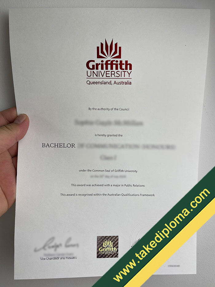 Griffith University fake diploma How to Create Griffith University Fake Degree Transcript?