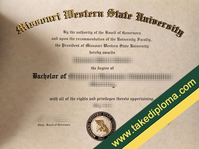 Missouri Western State University fake diploma How Safety to Buy Missouri Western State University Fake Degree Certificate?