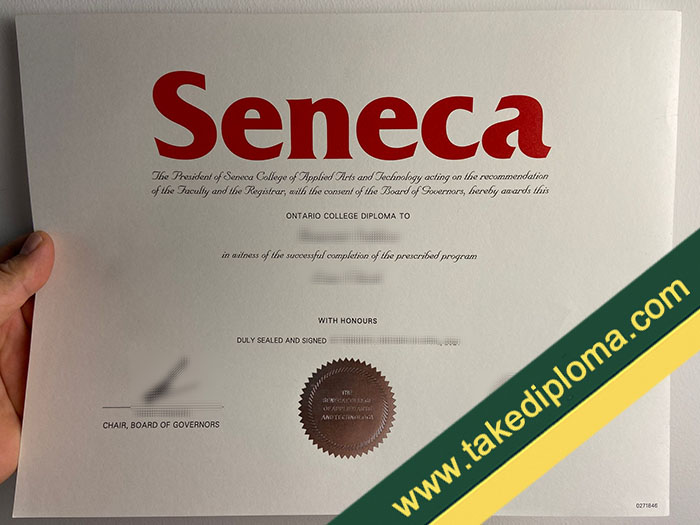 Seneca College fake diploma, Seneca College fake degree, fake Seneca College certificate