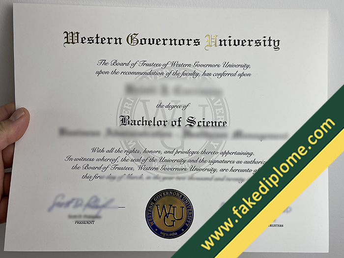 Western Governors University fake diploma, Western Governors University fake degree, Western Governors University fake certificate