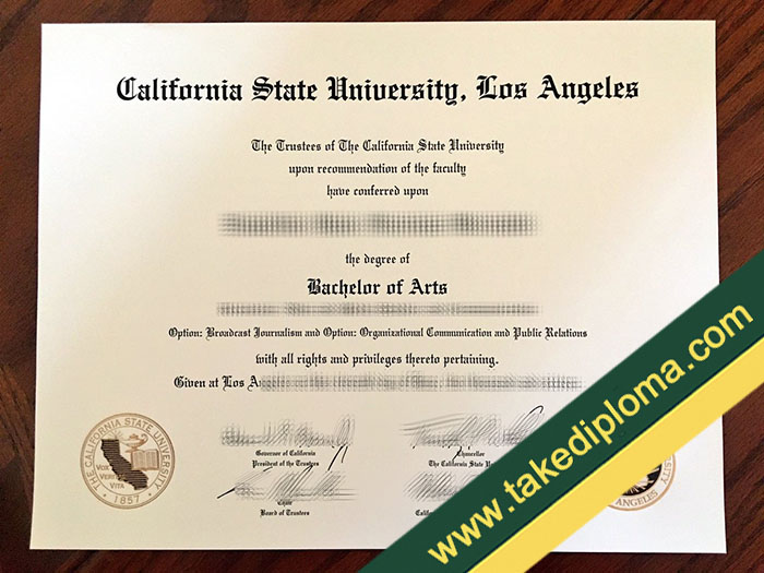 Cal State LA fake diploma, Cal State LA fake degree, fake Cal State LA certificate