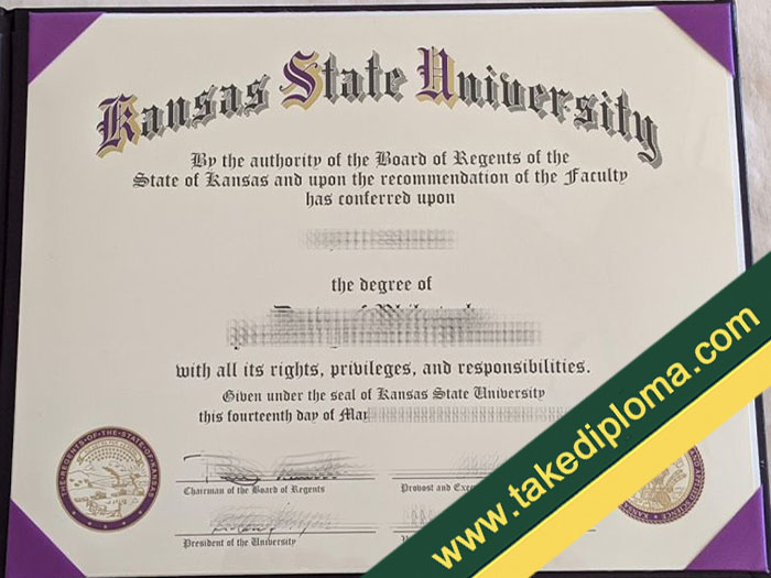 Kansas State University fake diploma How Much For Kansas State University Fake Degree Certificate?