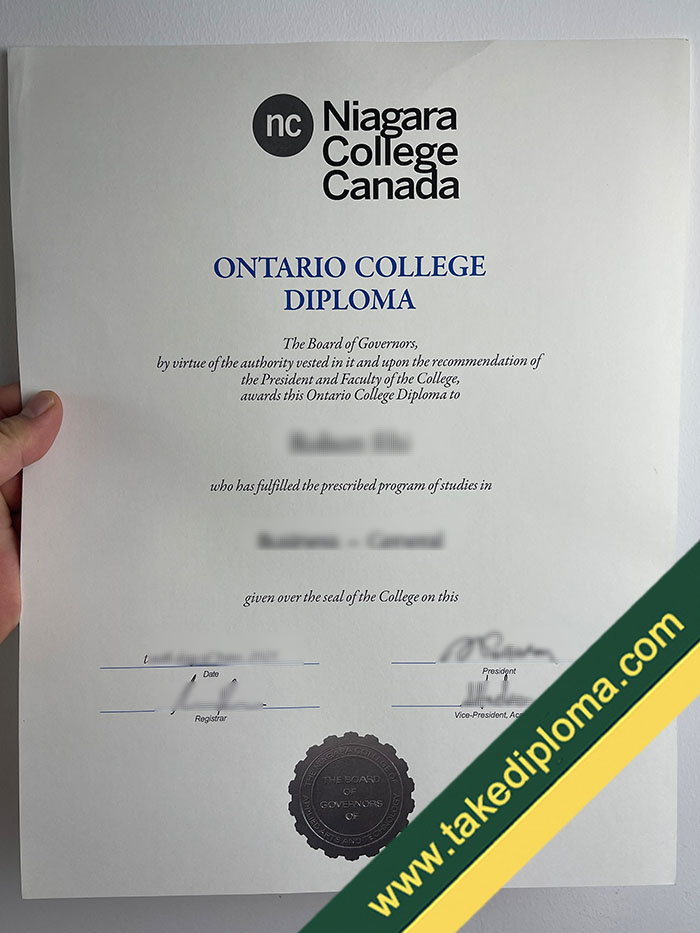 Niagara College diploma 1 How Much For Niagara College Fake Diploma Certificate?