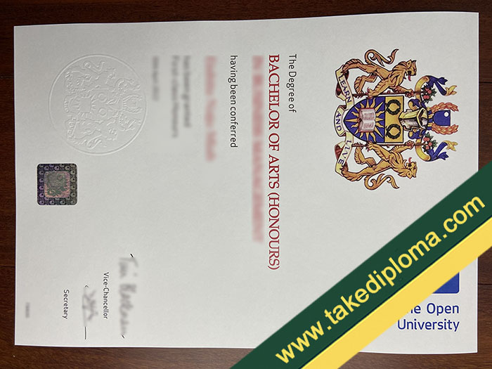 Open University fake diploma, Open University fake degree, fake Open University certificate