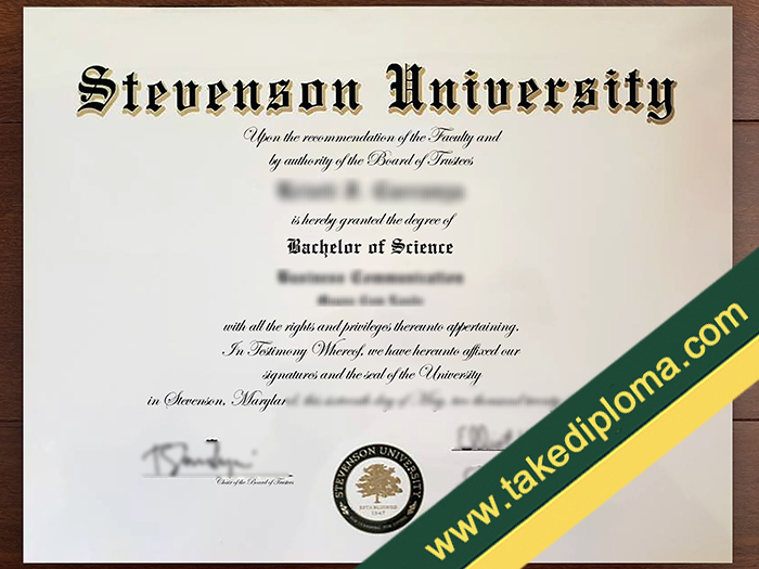 Stevenson University fake diploma, Stevenson University fake degree, fake Stevenson University certificate