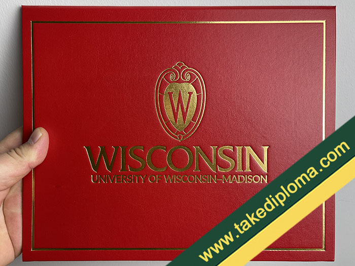 fake UW–Madison Leather Cover, UW–Madison diploma Leather Cover