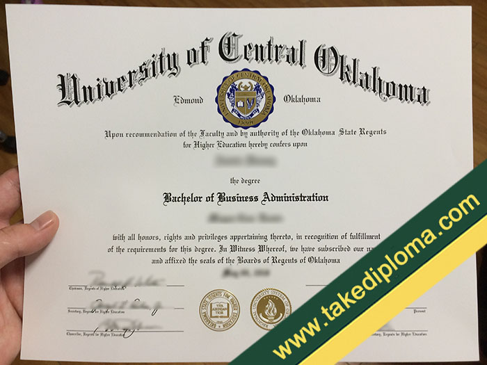University of Central Oklahoma fake diploma How Long to Buy University of Central Oklahoma Fake Degree Certificate?