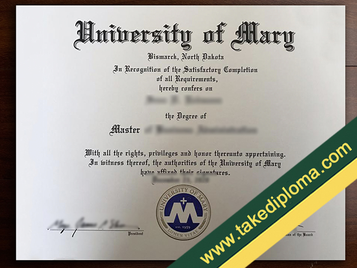 University of Mary fake diploma, University of Mary fake degree, fake University of Mary certificate
