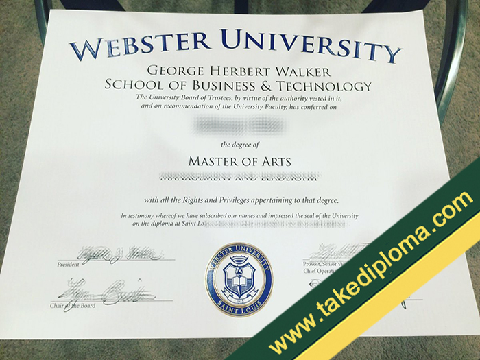 Webster University fake diploma, Webster University fake degree, fake Webster University certificate