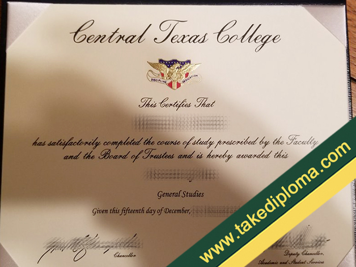 Central Texas College fake diploma, Central Texas College fake certificate, buy fake degree