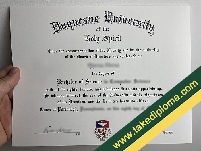 Duquesne University fake diploma How Much For Duquesne University Fake Degree Certificate?