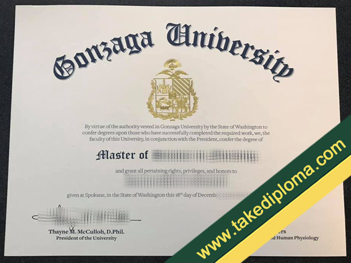 Gonzaga University fake diploma Where Can I to Buy Gonzaga University Fake Degree Certificate?