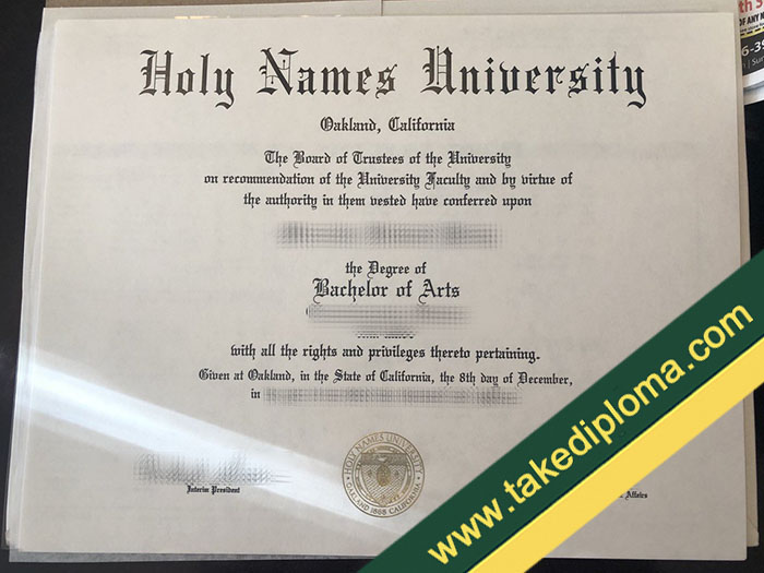 Holy Names University fake diploma, Holy Names University fake degree, fake Holy Names University certificate