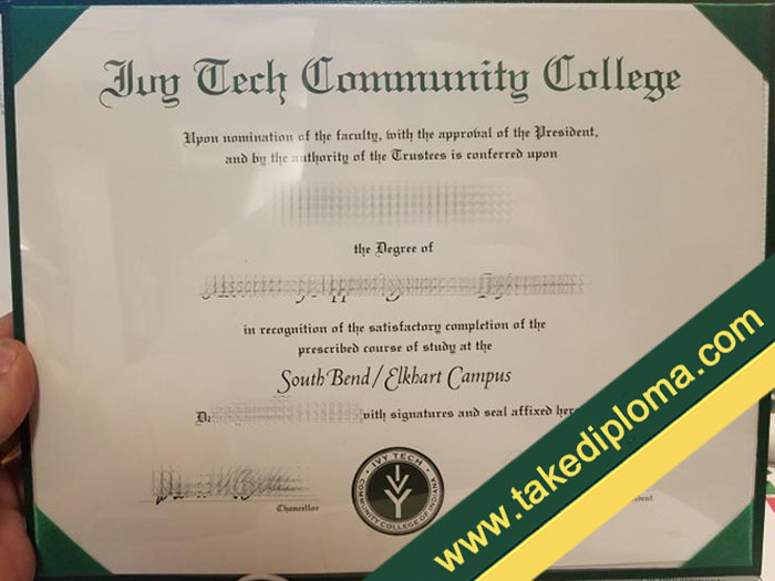 Ivy Tech Community College fake diploma, Ivy Tech Community College fake degree, fake Ivy Tech Community College certificate