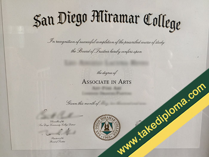 San Diego Miramar College fake diploma, San Diego Miramar College fake degree, fake San Diego Miramar College certificate