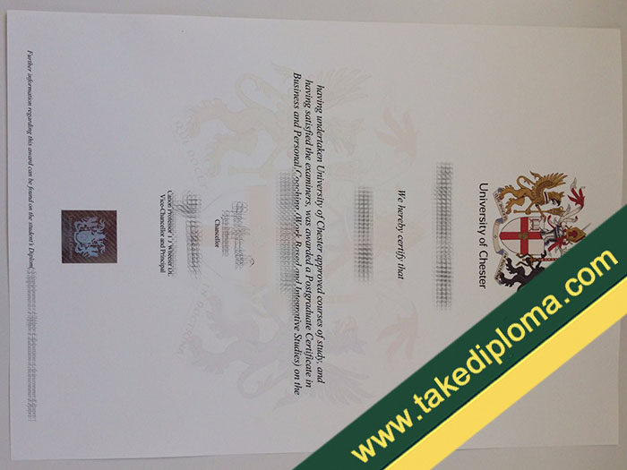 University of Chester fake diploma, University of Chester fake degree, fake University of Chester certificate