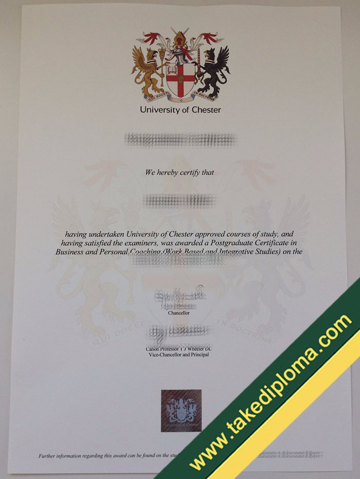 University of Chester diploma University of Chester Fake Diploma For Sale, Buy UK Fake Degree