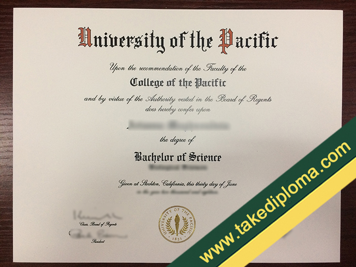 University of the Pacific fake diploma How Much For University of the Pacific Fake Degree Certificate?