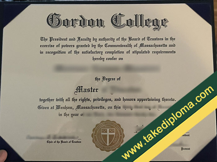 Gordon College fake diploma, Gordon College fake degree, fake Gordon College certificate