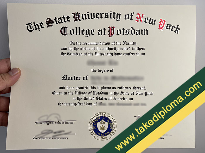 SUNY Potsdam fake diploma, SUNY Potsdam fake degree, fake SUNY Potsdam certificate