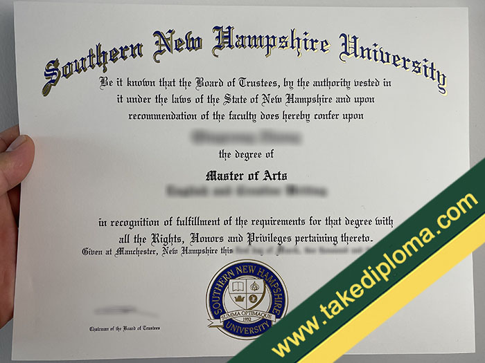 Southern New Hampshire University degree How to Order Southern New Hampshire University (SNHU) Fake Diploma?