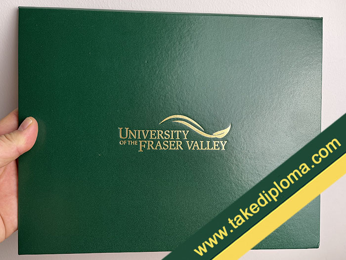 UFV diploma Leather Cover, fake UFV degree, UFV fake certificate