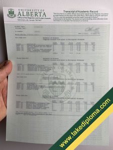 How to get a University of Alberta fake transcript