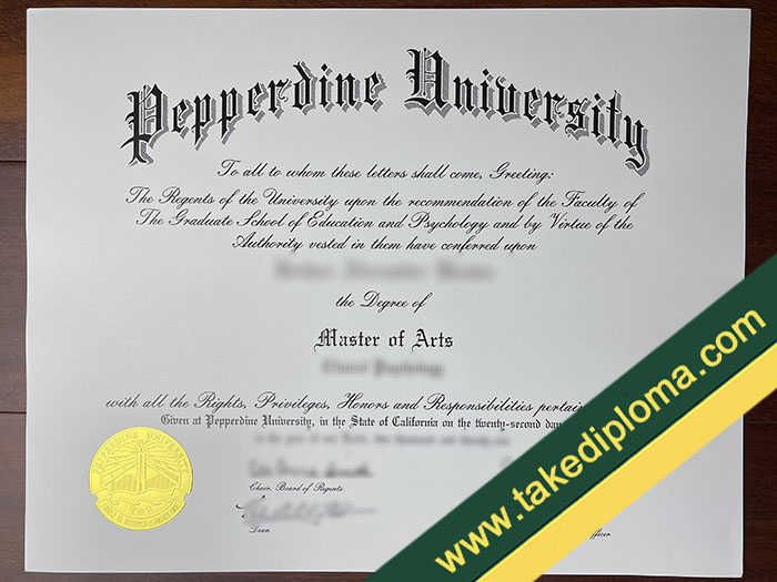 Pepperdine University fake degree Where to Buy Pepperdine University Fake Degree Certificate?