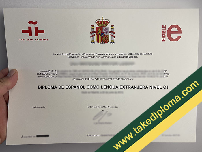 Instituto Cervantes fake diploma, Instituto Cervantes fake degree, fake Instituto Cervantes certificate