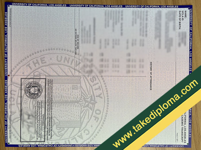 UCLA fake diploma, UCLA fake degree, fake UCLA transcript