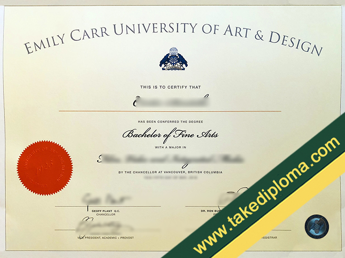 Emily Carr University of Art and Design fake diploma, Emily Carr University of Art and Design fake degree, fake Emily Carr University of Art and Design certificate