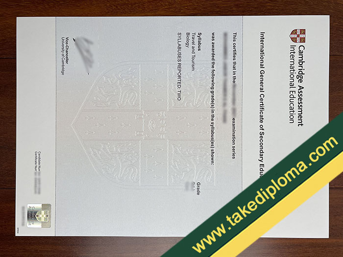 IGCSE fake diploma, IGCSE fake certificate