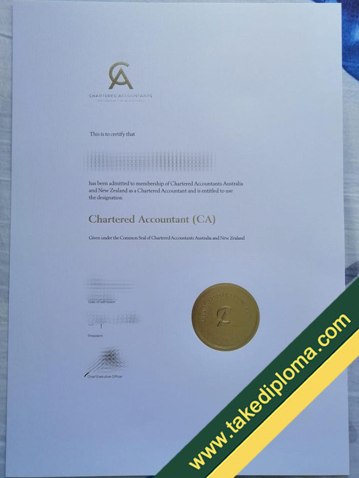 Chartered Accountants Australia and New Zealand diploma Where to Purchase Chartered Accountants Australia and New Zealand Fake Diploma?